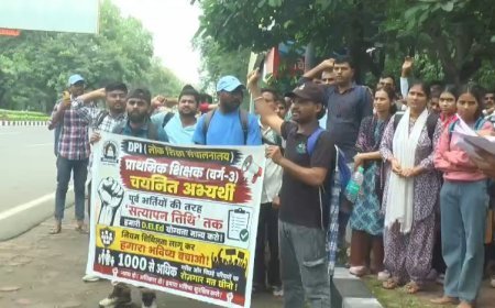 चयनित शिक्षक संघ वर्ग 3 3 अपनी मांगों को लेकर सड़क पर 