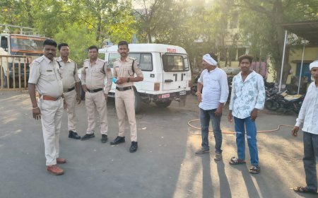 बुरहानपुर पुलिस का विशेष यातायात अभियान