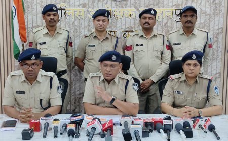नेपानगर में हुई लूट डकैती को अंजाम देने वाली शातिर गैंग के 2 आरोपी हुए गिरफ्तार