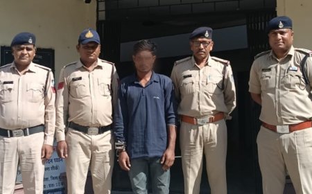 थाना निंबोला पुलिस ने लूट के प्रकरण में फरार चल रहे 5000/– रुपए के ईनामी बदमाश को वर्धा महाराष्ट्र से किया गिरफ्तार