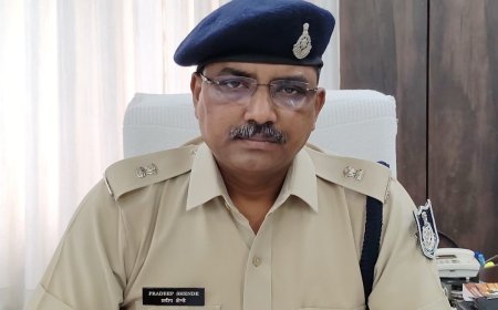 नवागत अतिरिक्त पुलिस अधीक्षक श्री प्रदीप शेण्डे ने संभाला पदभार, कार्यालय की विभिन्न शाखाओं का निरीक्षण कर शाखा प्रभारीयो की ली बैठक