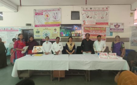 विश्व सिकल सेल दिवस के अवसर पर जिला चिकित्सालय बुरहानपुर में एएनसी ओपीडी के अंतर्गत जागरूकता कार्यक्रम आयोजित