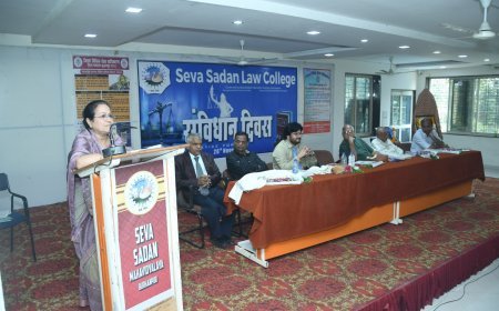 सेवासदन विधि महाविद्यालय द्वारा मनाया गया संविधान दिवस