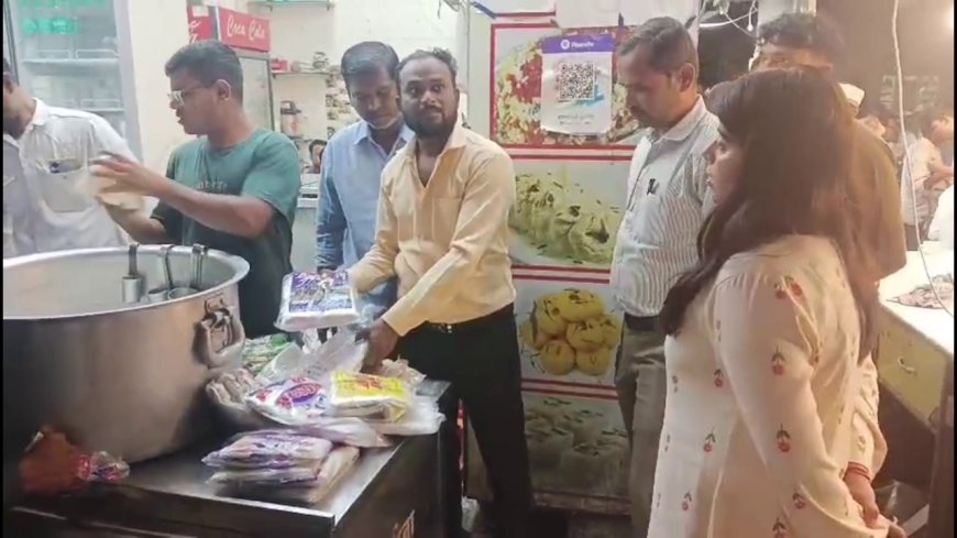 मंडी बाजार में प्रतिबंधित पॉलीथिन पर नगर निगम की बड़ी कार्रवाई